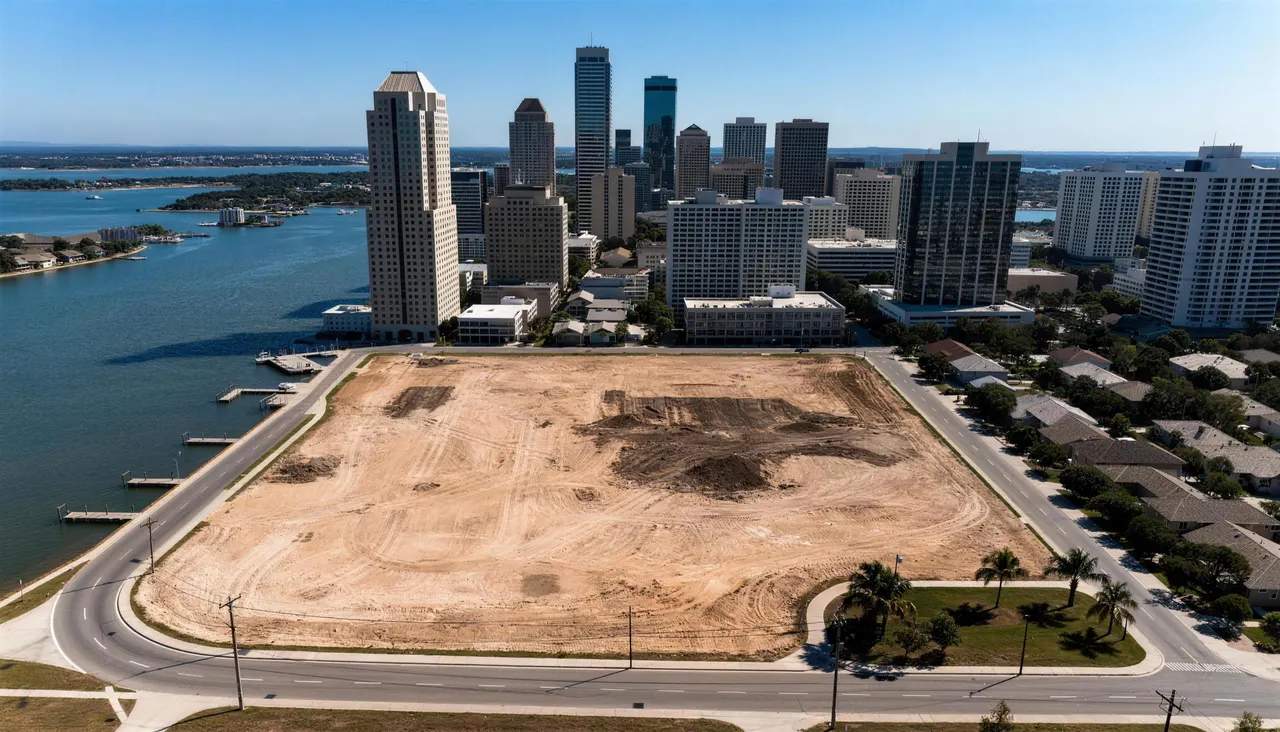 Land for sale in Palm Beach County: how to screen a site (AI-generated illustration)